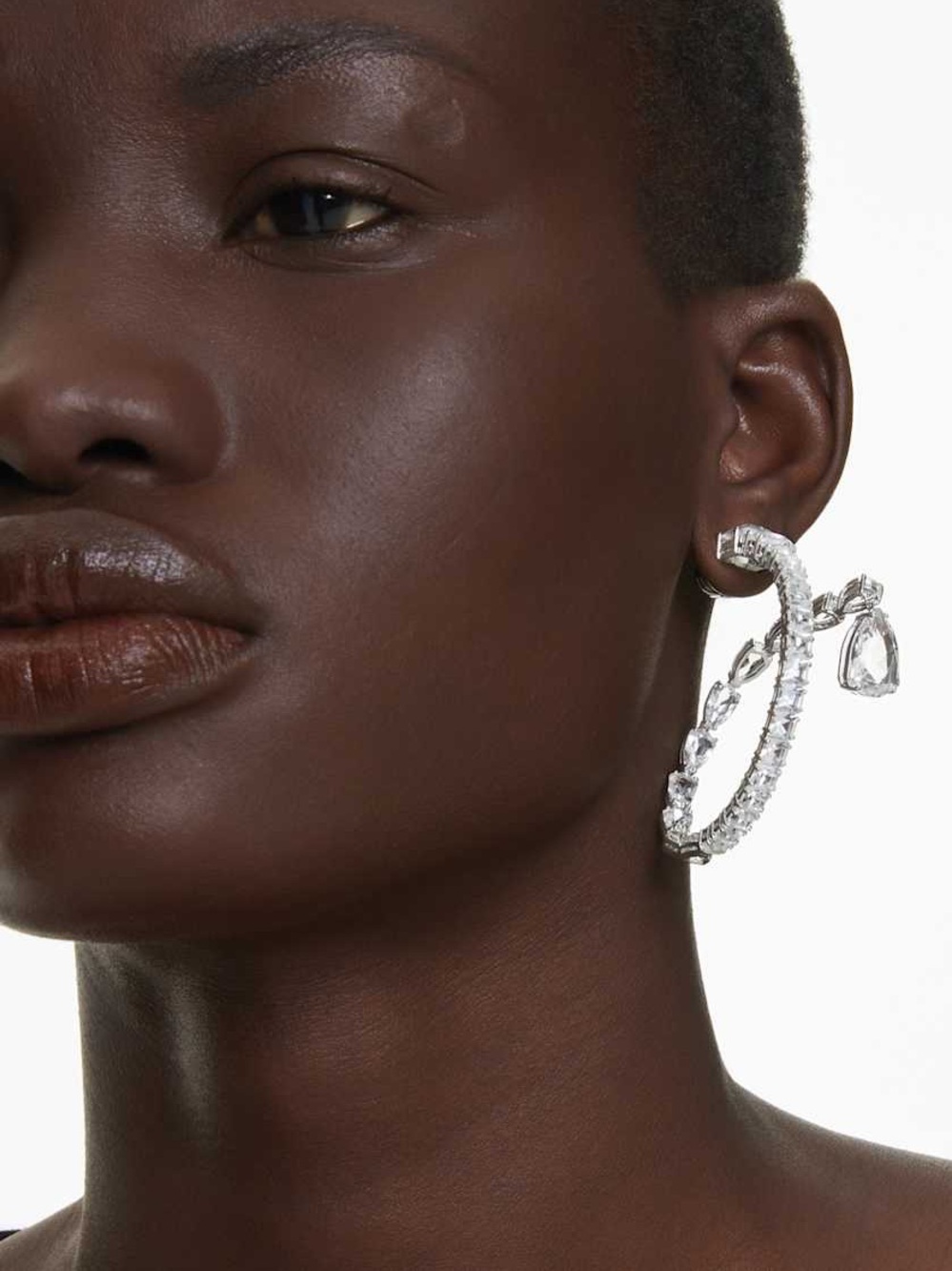 Swarovski Matrix Hoops